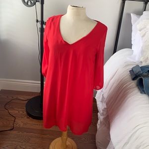 Lulus red mini dress